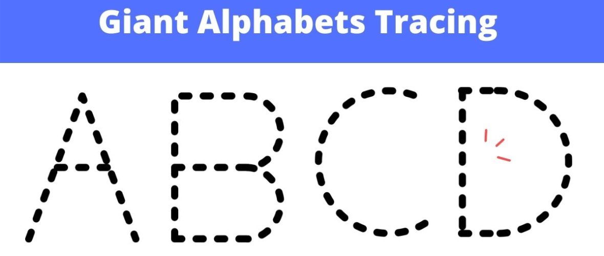 Giant Alphabets Tracing